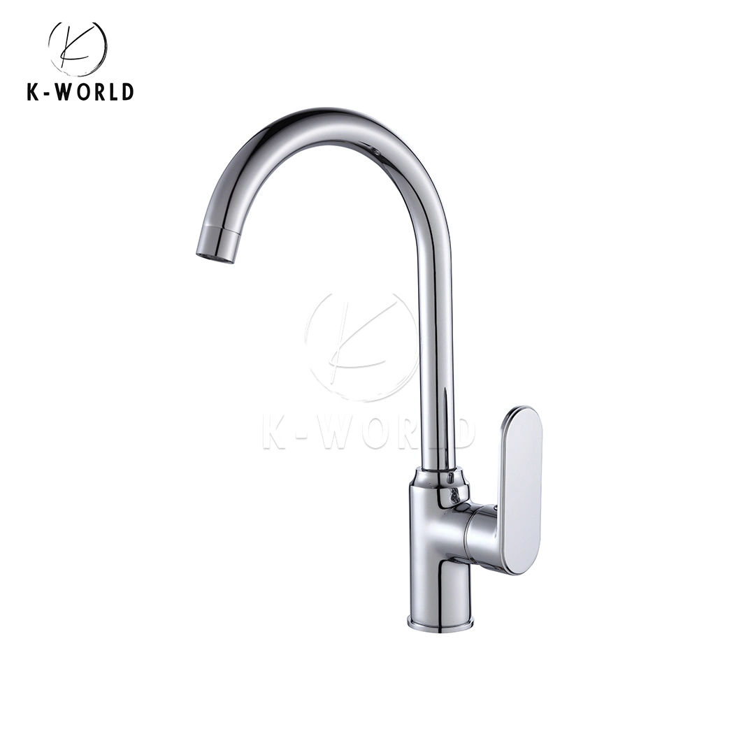 K-World Small Rotating Kitchen Faucet Manufacturing Sample Available Foldable Kitchen Faucet China High Efficiency Wall Mounted Kitchen Faucet