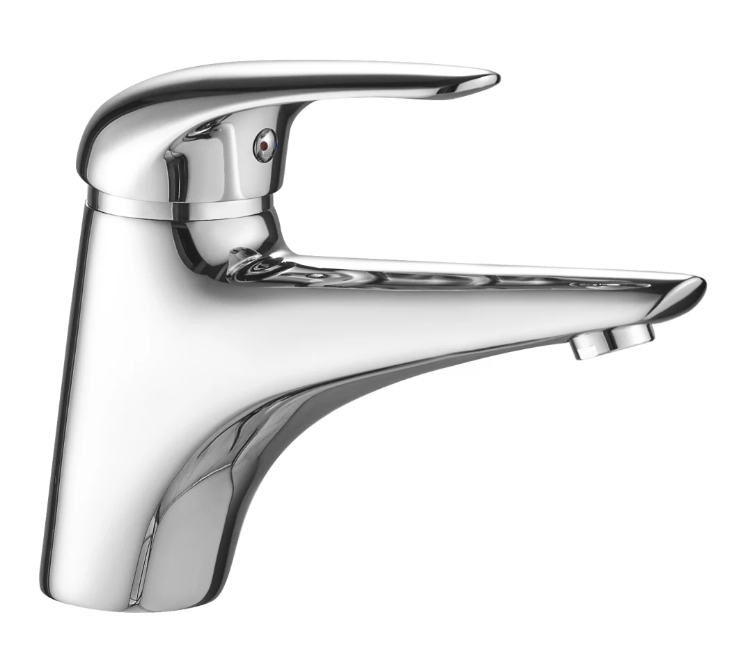 Single Hole Waterfall Water Tap Bathroom Kitchen Brass Mixer Basin Faucet