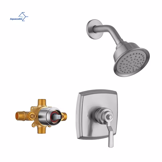Combo de cabezal de ducha de mano ABS cuadrado de lujo (HY1311)