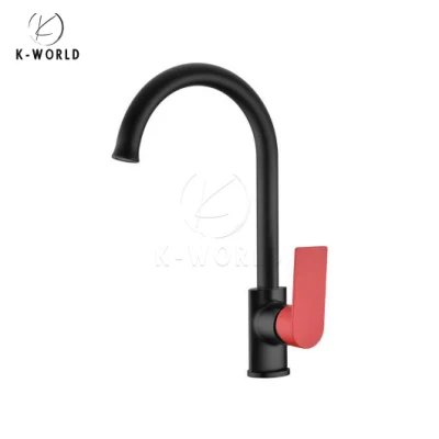 K-World a Series Matte Black Digital Kitchen Faucet Fabricantes OEM Custom Purifed Water Kitchen Faucet China Fast European Kitchen Faucet